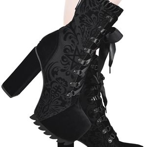 Killstar Bloodlust platform boots size 9